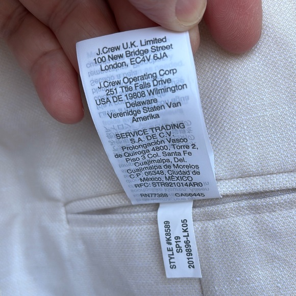 J CREW MEN’S THOMPSON WHITE/IVORY JACKET-38 - Picture 4 of 9